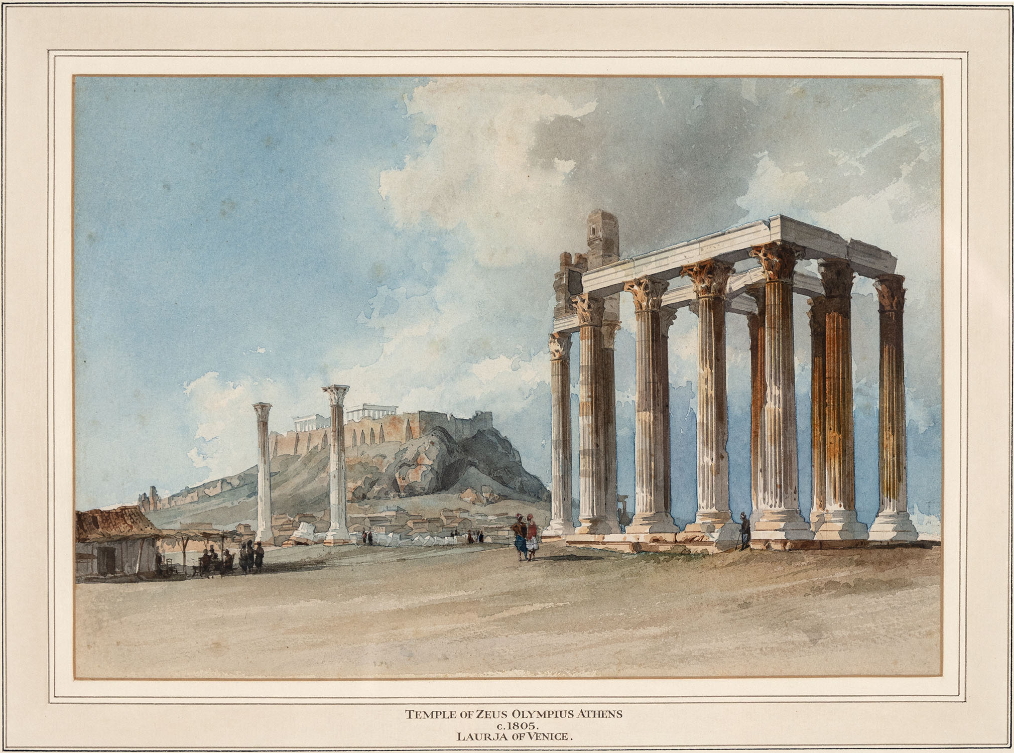 Ναός Ολυμπίου Διός στην Αθήνα (19ος αιώνας μετά το 1852)