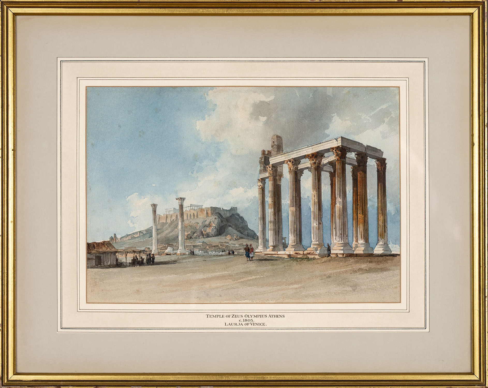 Ναός Ολυμπίου Διός στην Αθήνα (19ος αιώνας μετά το 1852)