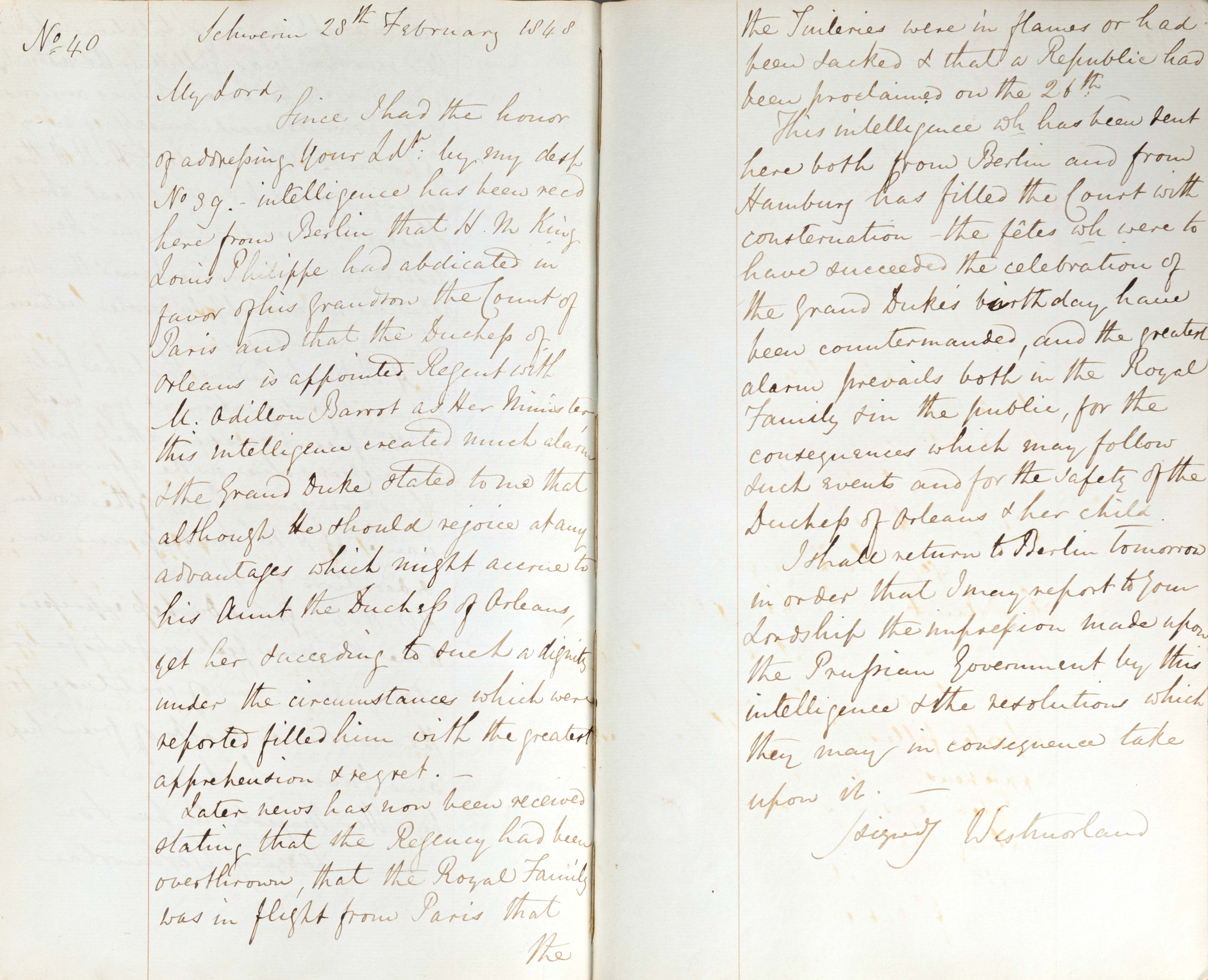 FANE, John, 1784-1859, 11ος κόμης του Westmoreland, πρέσβης της Αγγλίας στο Βερολίνο.