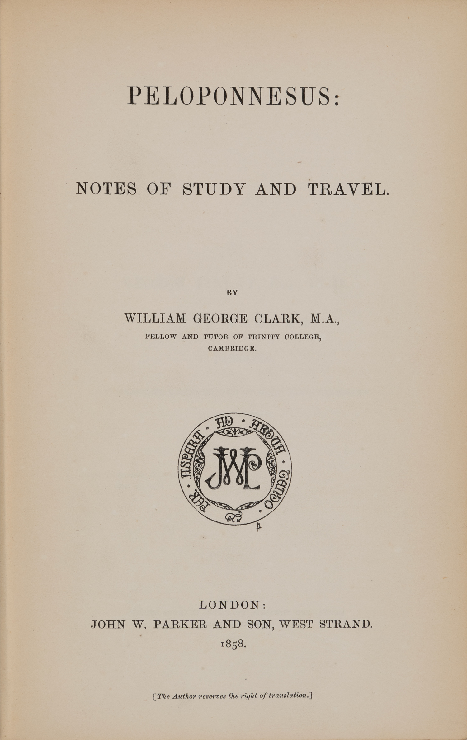 CLARK, William George.