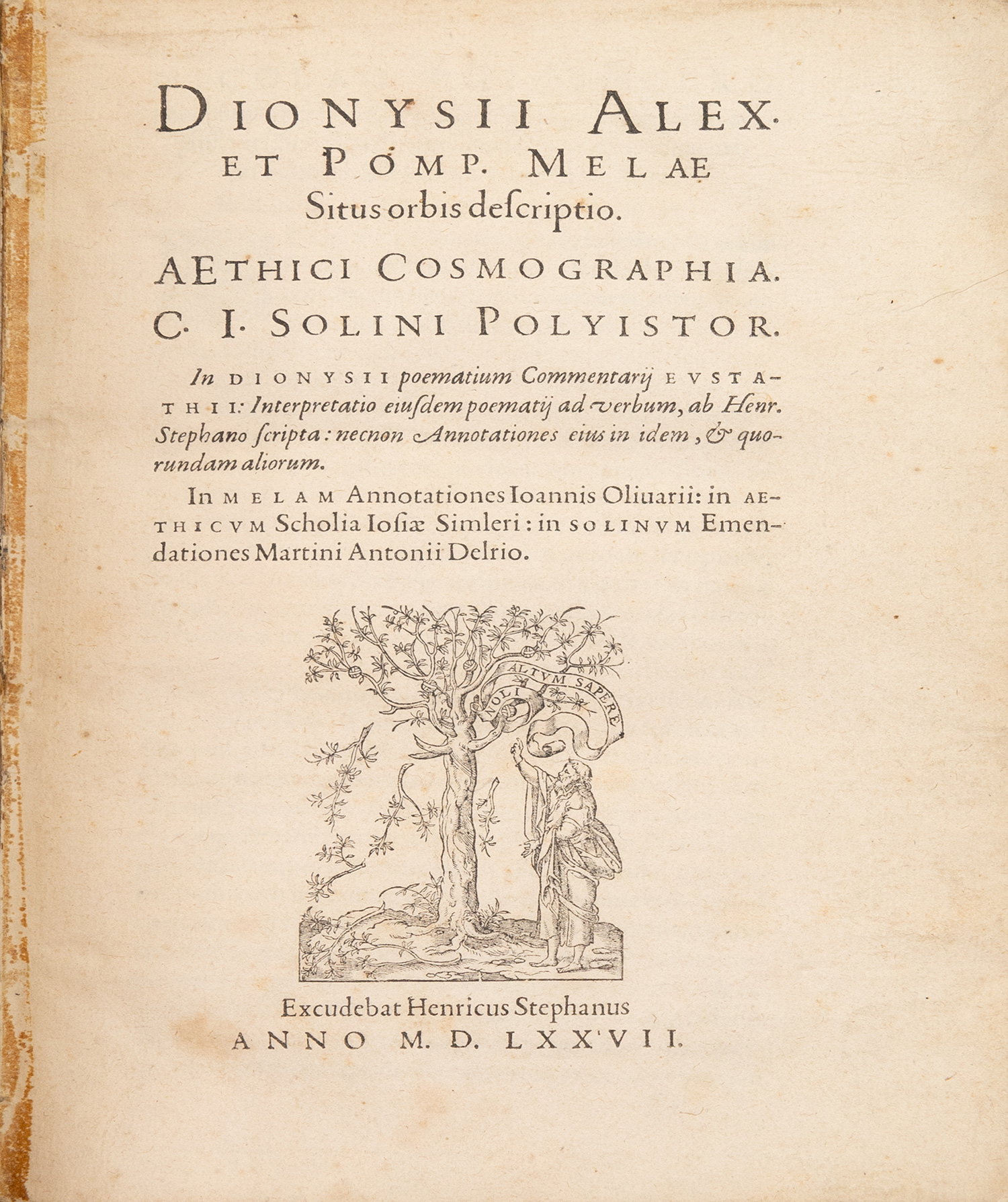 ΔΙΟΝΥΣΙΟΣ, ο Περιηγητής, Pomponius MELA και Gaius Julius SOLINUS.