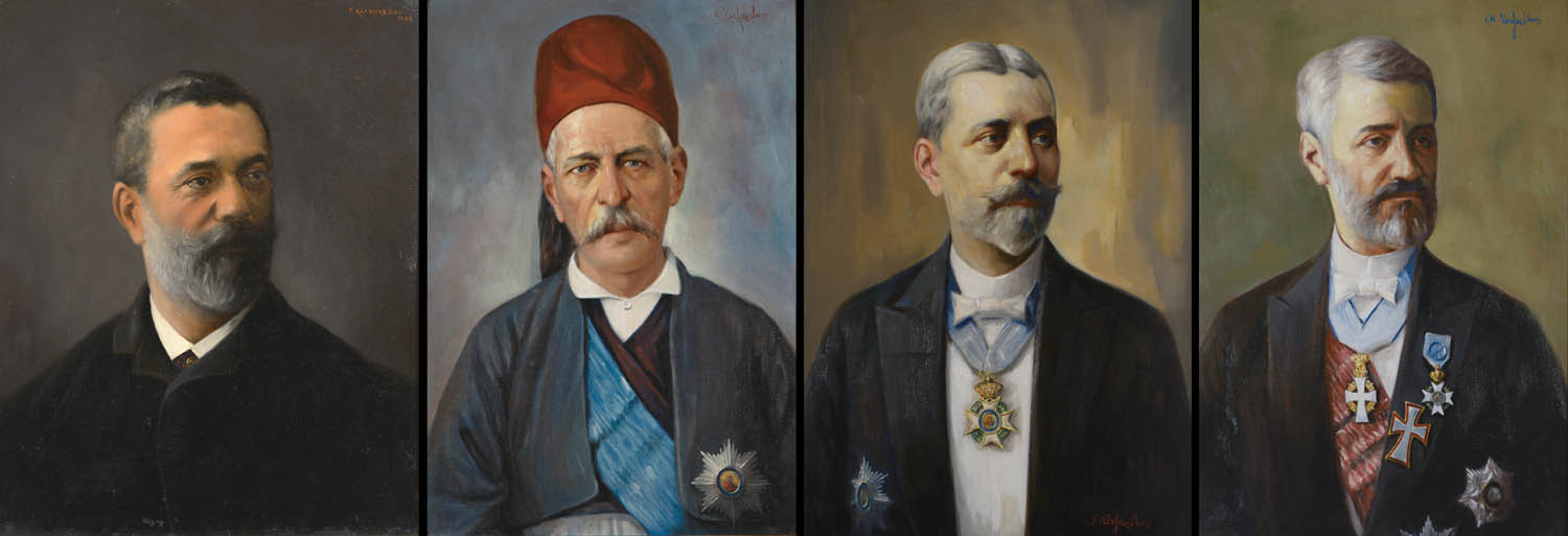 I) Γεώργιος Χατζόπουλος (1859-1935) και II) Νικόλαος Ατζαρίτης (1900-1976)