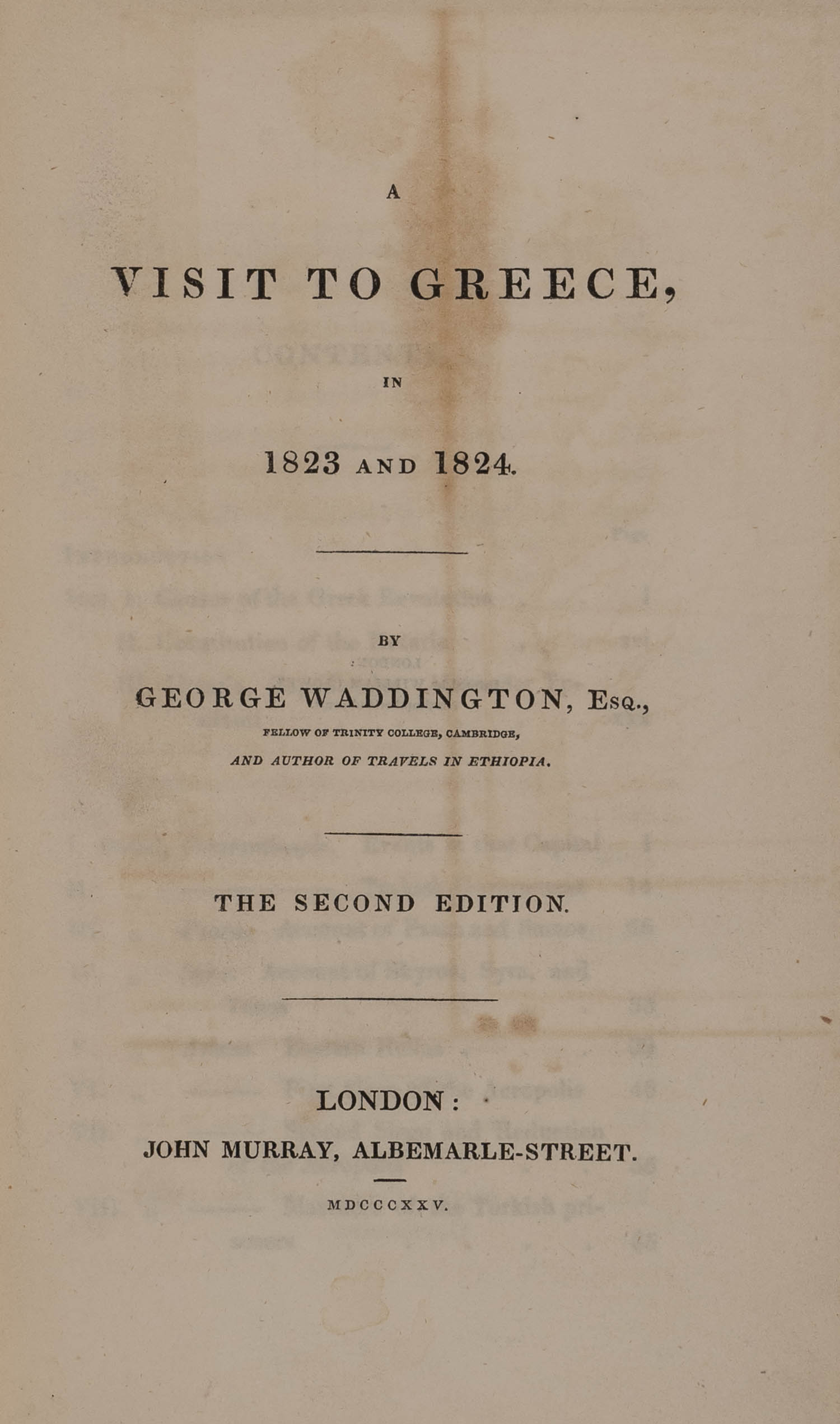 WADDINGTON, George.