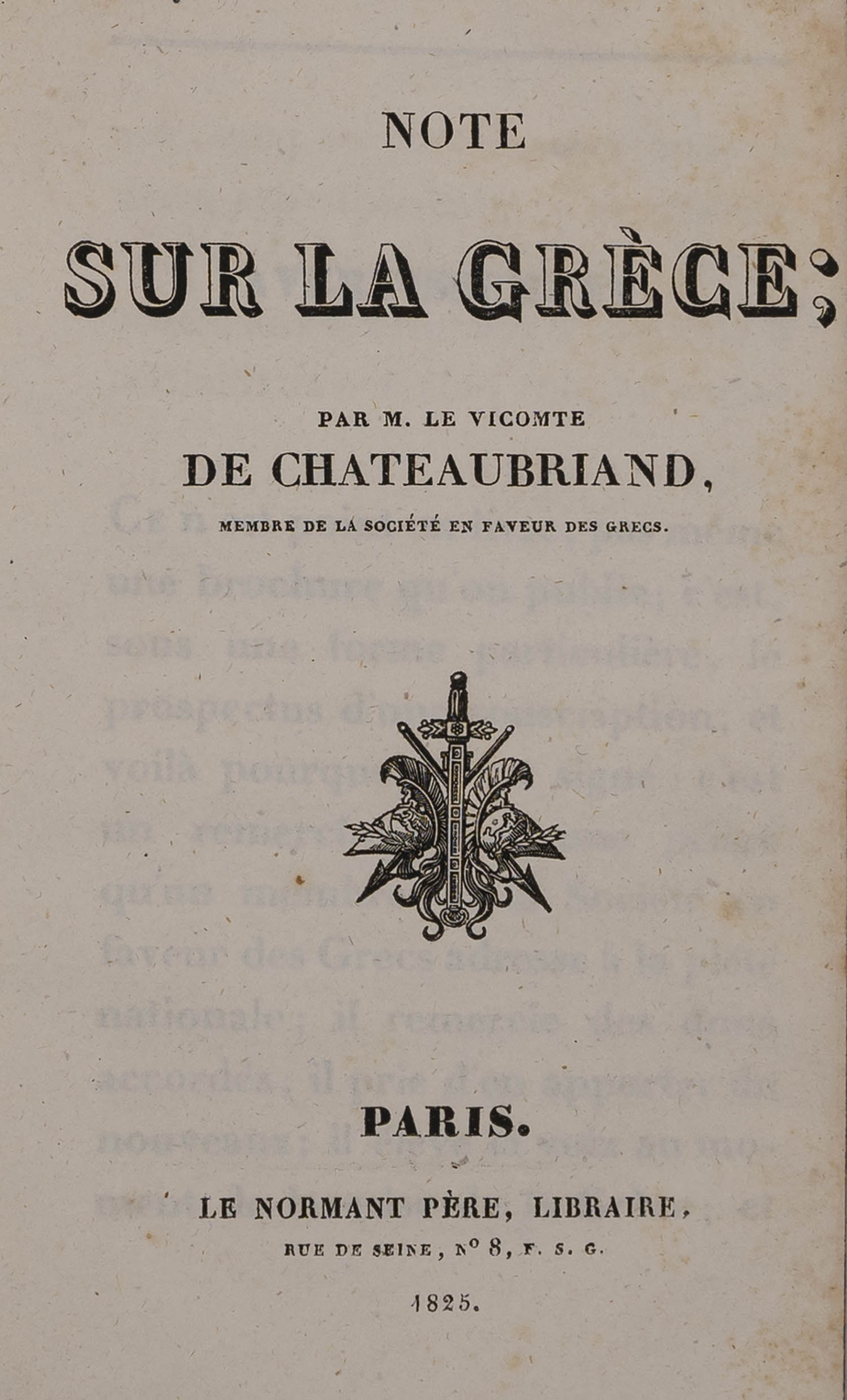 CHATEAUBRIAND, F. A.